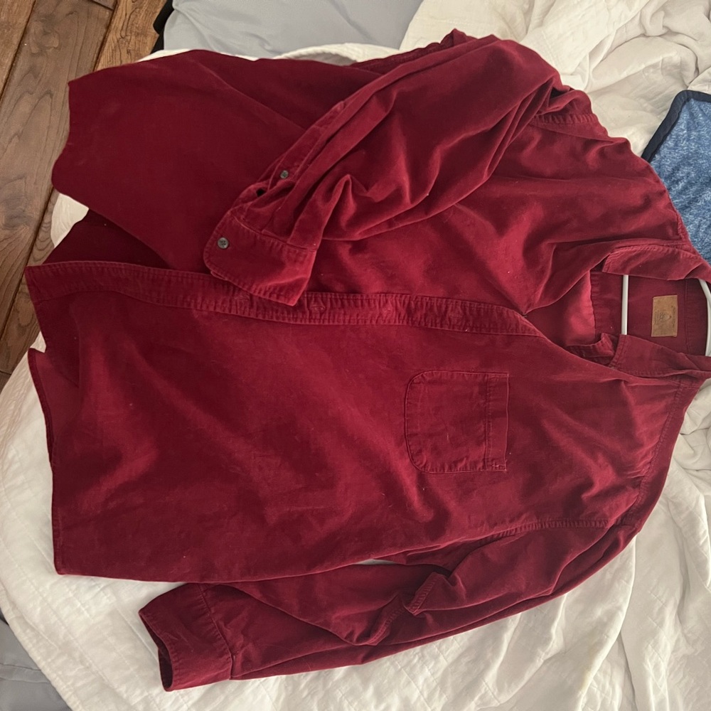 Vintage Oversized Corduroy Button Up